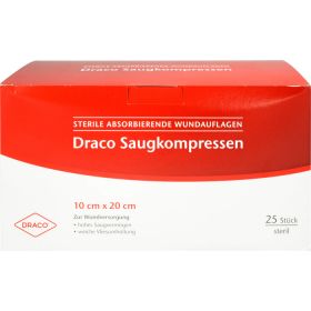 SAUGKOMPRESSEN steril 10x20 cm Draco 25 St – PZN 1687329 из немецкой аптеки