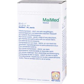VLIESKOMPRESSEN 10x20 cm steril 6fach 25X2 St – PZN 2070482 из немецкой аптеки