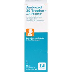 AMBROXOL 30 Tropfen-1A Pharma 50 ml – PZN 3202000 из немецкой аптеки