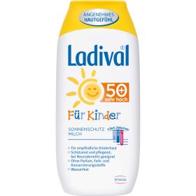 LADIVAL Kinder Sonnenmilch LSF 50+ 200 ml – PZN 3518648 из немецкой аптеки