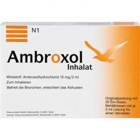 AMBROXOL Inhalat Lsung fr einen Vernebler 20X2 ml – PZN 3560550 из немецкой аптеки