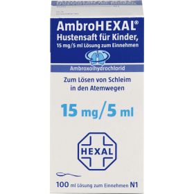 AMBROHEXAL Hustensaft fr Kinder 100 ml – PZN 3692346 из немецкой аптеки