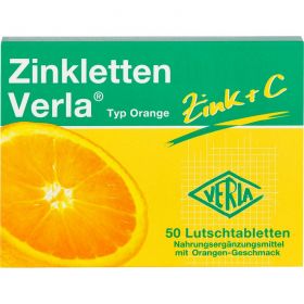 ZINKLETTEN Verla Orange Lutschtabletten 50 St – PZN 3915450 из немецкой аптеки