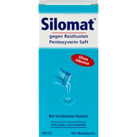 SILOMAT gegen Reizhusten Pentoxyverin Saft 100 ml – PZN 4179059 из немецкой аптеки