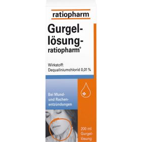 GURGELLSUNG-ratiopharm 200 ml – PZN 4829758 из немецкой аптеки