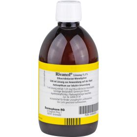 RIVANOL Lsung 0,1% 500 ml – PZN 4908593 из немецкой аптеки