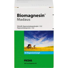 BIOMAGNESIN Madaus Lutschtabletten 200 St – PZN 6195424 из немецкой аптеки