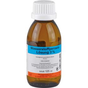 WASSERSTOFFPEROXID Lsung 3% Ph.Eur. 125 ml – PZN 7284638 из немецкой аптеки