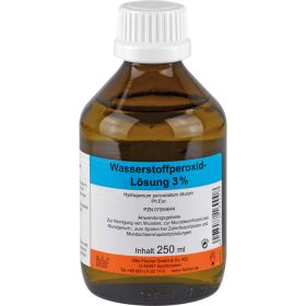 WASSERSTOFFPEROXID Lsung 3% Ph.Eur. 250 ml – PZN 7284644 из немецкой аптеки