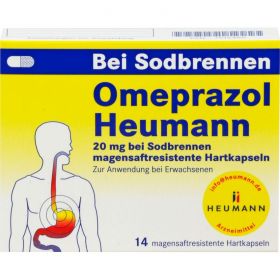 OMEPRAZOL Heumann 20 mg b.Sodbr.magensaftr.Hartk. 14 St – PZN 7516480 из немецкой аптеки
