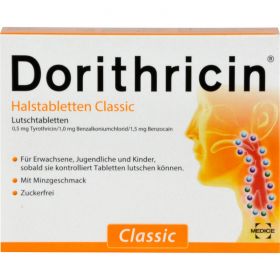 DORITHRICIN Halstabletten Classic 20 St – PZN 7727923 из немецкой аптеки