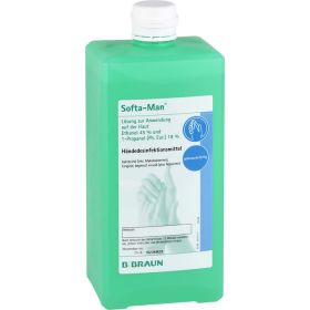 SOFTA MAN Hndedesinfektion Spenderflasche 1000 ml – PZN 8504970 из немецкой аптеки