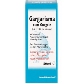 GARGARISMA zum Gurgeln Liquidum 50 ml – PZN 8625053 из немецкой аптеки