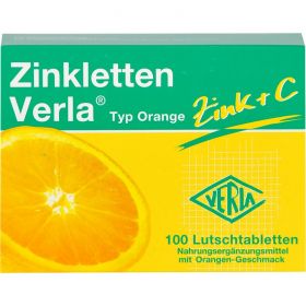 ZINKLETTEN Verla Orange Lutschtabletten 100 St – PZN 9704820 из немецкой аптеки