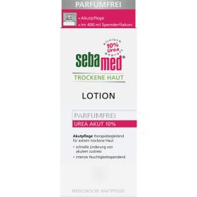 SEBAMED Trockene Haut parfmfrei Lotion Urea 10% 400 ml – PZN 9726715 из немецкой аптеки