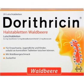DORITHRICIN Halstabletten Waldbeere 20 St – PZN 10078411 из немецкой аптеки