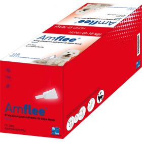 AMFLEE 67 mg Spot-on Lsg.f.kleine Hunde 2-10kg 30 St – PZN 11099800 из немецкой аптеки