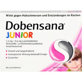 DOBENSANA Junior 1,2mg/0,6mg Lutschtabletten 24 St – PZN 11128068 из немецкой аптеки
