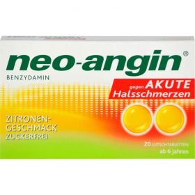NEO-ANGIN Benzydamin akute Halsschmerzen Zitrone 20 St – PZN 11160178 из немецкой аптеки