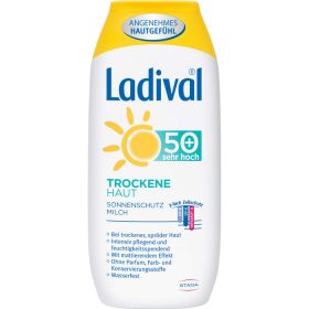 LADIVAL trockene Haut Milch LSF 50+ 200 ml – PZN 11168501 из немецкой аптеки