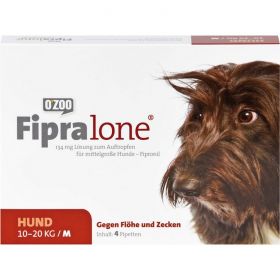FIPRALONE 134 mg Lsg.z.Auftropf.f.mittelgro.Hunde 4 St – PZN 11360753 из немецкой аптеки