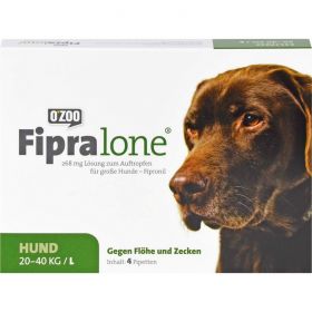 FIPRALONE 268 mg Lsg.z.Auftropf.f.groe Hunde 4 St – PZN 11360776 из немецкой аптеки