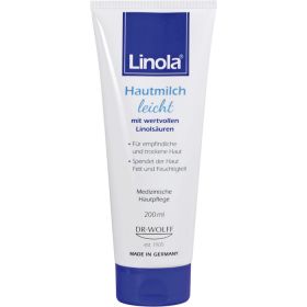 LINOLA Hautmilch leicht 200 ml – PZN 11657594 из немецкой аптеки