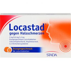 LOCASTAD gegen Halsschmerzen Orange Lutschtabl. 24 St – PZN 11661087 из немецкой аптеки