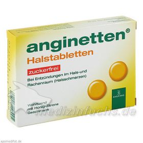 anginetten Halstabletten zuckerfrei, 24 ST – PZN 188110 из немецкой аптеки