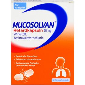 MUCOSOLVAN Retardkapseln 75 mg 10 St – PZN 1620354 из немецкой аптеки