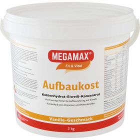 MEGAMAX Aufbaukost Vanille Pulver 3 kg – PZN 3246730 из немецкой аптеки