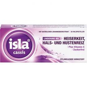 ISLA CASSIS Pastillen 30 St – PZN 3396814 из немецкой аптеки