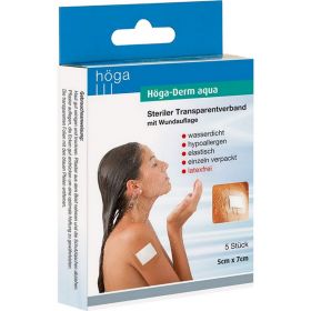 HGA-DERM aqua ste.Transp.Verb.m.Wundaufl.5x7 cm 5 St – PZN 3686908 из немецкой аптеки