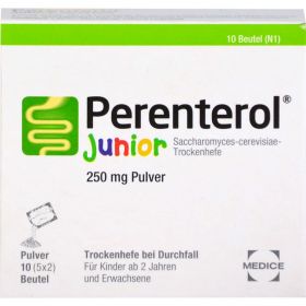 PERENTEROL Junior 250 mg Pulver Btl. 10 St – PZN 3920586 из немецкой аптеки