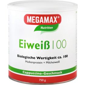 EIWEISS 100 Cappuccino Megamax Pulver 750 g – PZN 4316935 из немецкой аптеки