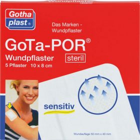 GOTA-POR Wundpflaster steril 80x100 mm 5 St – PZN 4473617 из немецкой аптеки