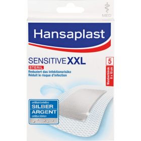 HANSAPLAST med Sensitive XXL Pflaster 8x10 cm 5 St – PZN 4752441 из немецкой аптеки