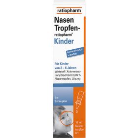 NASENTROPFEN-ratiopharm Kinder Konservier.frei 10 ml – PZN 5006059 из немецкой аптеки
