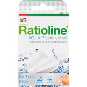 RATIOLINE aqua Duschpflaster Plus 5x7 cm steril 5 St – PZN 5484391 из немецкой аптеки