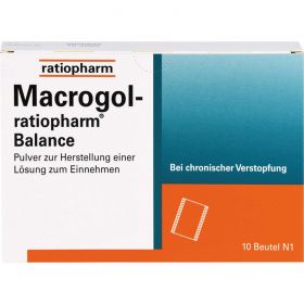 MACROGOL-ratiopharm Balance Plv.z.H.e.L.z.Einn. 10 St – PZN 6553094 из немецкой аптеки