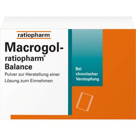 MACROGOL-ratiopharm Balance Plv.z.H.e.L.z.Einn. 50 St – PZN 6553119 из немецкой аптеки