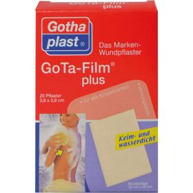 GOTA FILM plus 3,8x3,8 cm Pflaster 20 St – PZN 6571927 из немецкой аптеки
