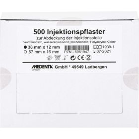 INJEKTIONSPFLASTER 12x38 mm 500 St – PZN 6961947 из немецкой аптеки