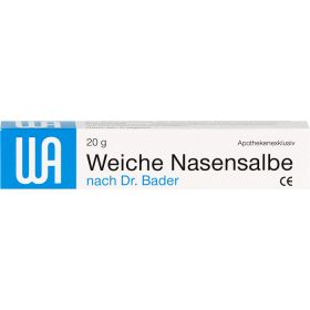 WEICHE NASENSALBE n. Dr. Bader 20 g – PZN 7140520 из немецкой аптеки