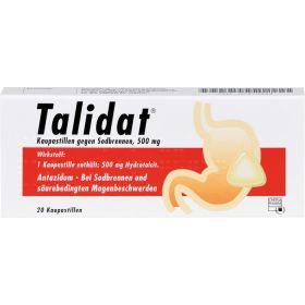 TALIDAT Kaupastillen gegen Sodbrennen 20 St – PZN 7270524 из немецкой аптеки