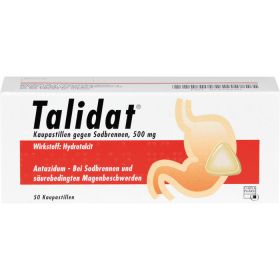 TALIDAT Kaupastillen gegen Sodbrennen 50 St – PZN 7270530 из немецкой аптеки