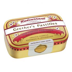 GRETHERS Redcurrant+Vitamin C zuckerfrei Pastillen 110 g – PZN 7298184 из немецкой аптеки