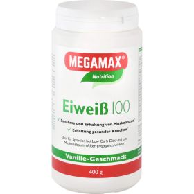 EIWEISS 100 Vanille Megamax Pulver 400 g – PZN 7378150 из немецкой аптеки