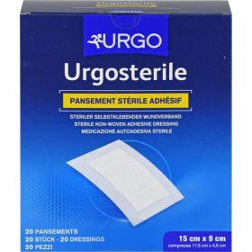 URGOSTERILE Wundverband 90x150 mm steril 20 St – PZN 7708073 из немецкой аптеки