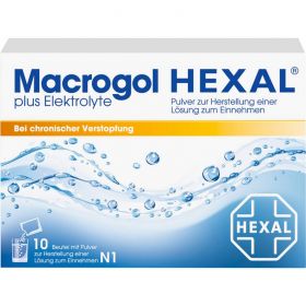 MACROGOL HEXAL plus Elektrolyte Plv.z.H.e.L.z.E. 10 St – PZN 8875318 из немецкой аптеки